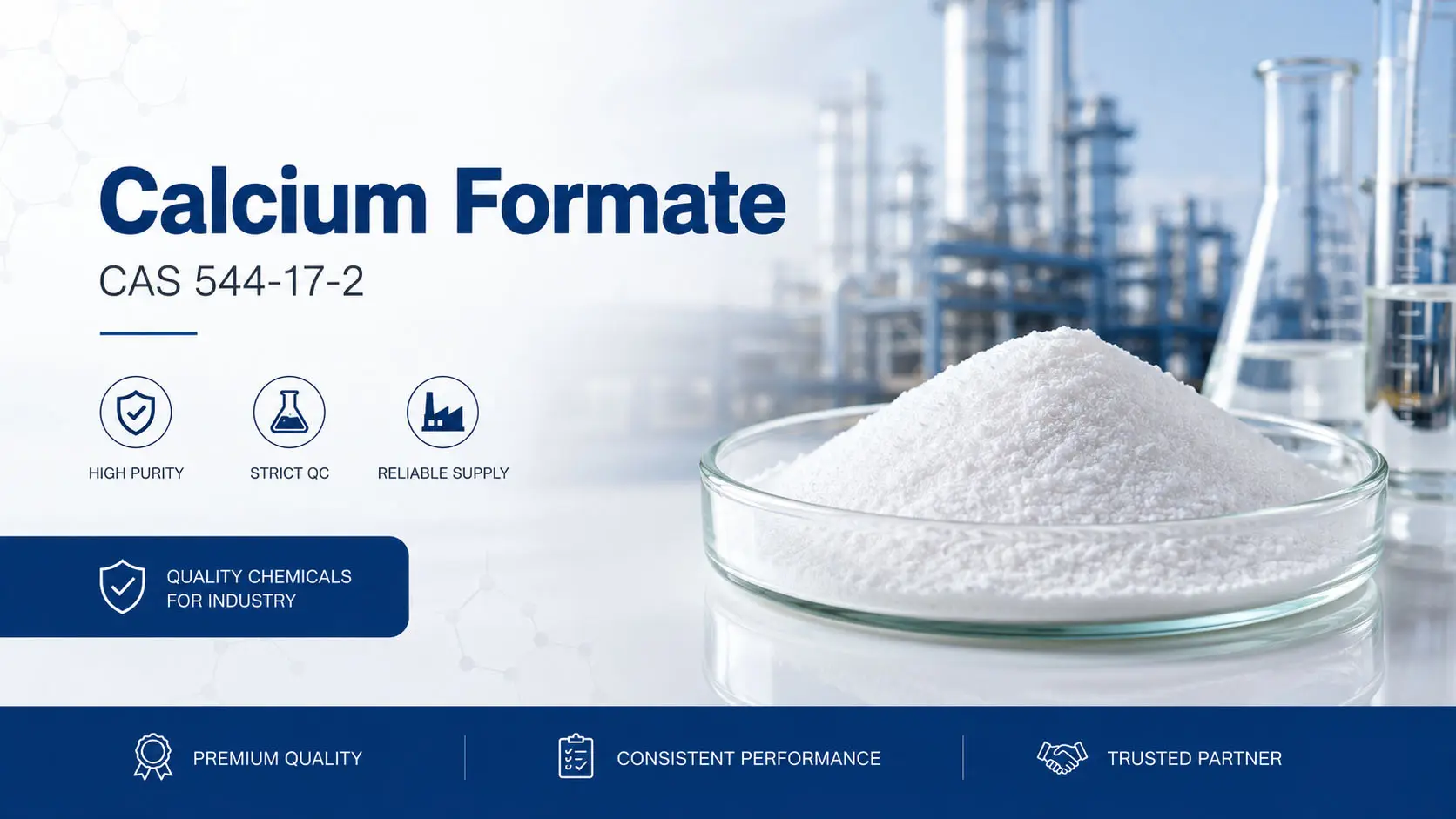 Calcium Formate CAS 544-17-2: Uses, Market Trends, Specifications, and Buying Guide